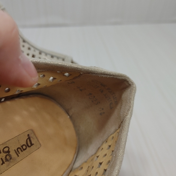 Paul Green Passion Bootie Lazer Cut Perforated Peep Toe Platform Ankle Shootie - Picture 9 of 10